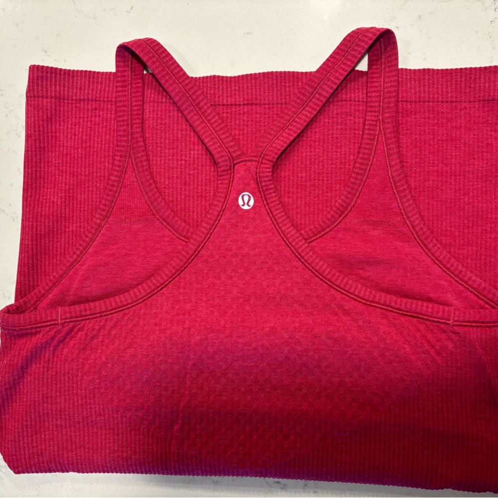 Ribbed lululemon Power Y tank. Size 10. Excellent condition